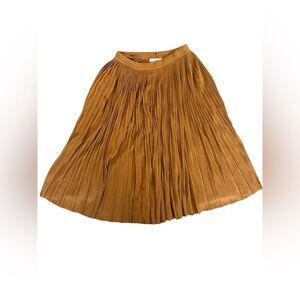 NINA RICCI Pleated Knee Length Skirt size S